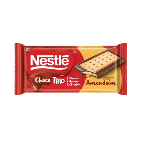 CHOCOBISCUIT TRIO NESTLÉ PASTA AMENDOIM 90G 360-1