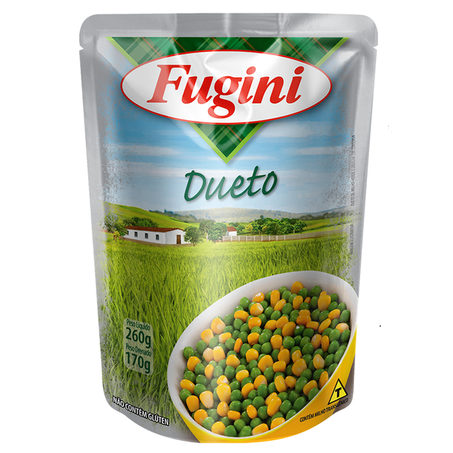 ERVILHA E MILHO FUGINI DUETO SC 170G