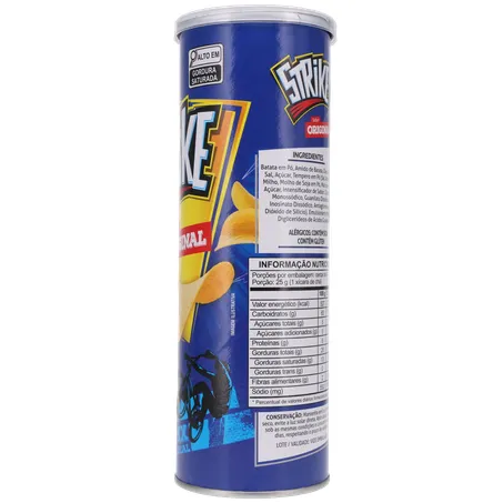 SALGADINHO BATATA STRIKE ORIGINAL POTE 90G 360-1