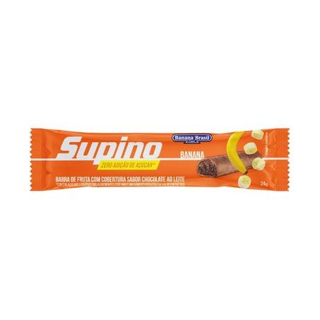Barra Supino Banana com Chocolate Ao Leite - Zero 24G
