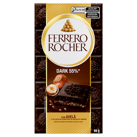 Chocolate ferrero rocher dark 90g