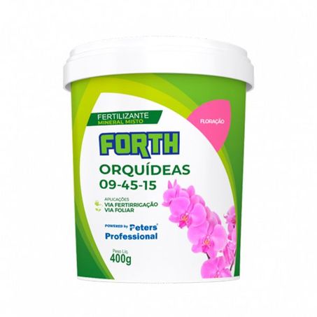 Fertilizante floracao orquídeas 09-45-15 forth 100g