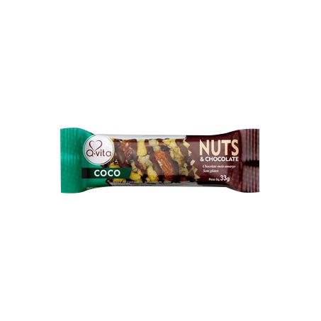 Barra de cereal qvita coco/choc. 35g
