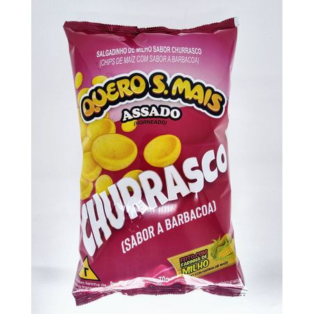 Salgadinho Quero S.Mais Churrasco Pacote 70g 
 