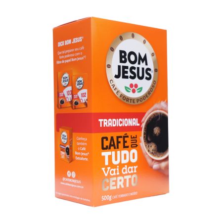 Café Torrado e Moído Bom Jesus Tradicional Caixa 500gr 360-53