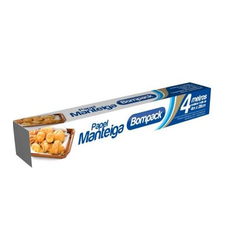 Papel manteiga bompack 4m