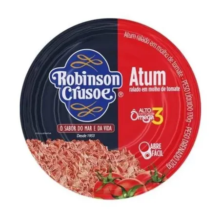 Atum Pedaco Robinson Crusoe 170g Molho Tomate