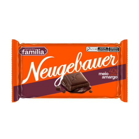 Chocolate neugebauer 130g meio amargo 40% cacau