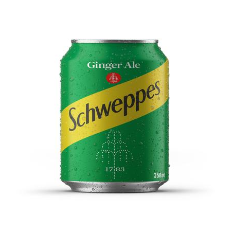 SCHWEPPES COLOR GINGER ALE LT 350ML