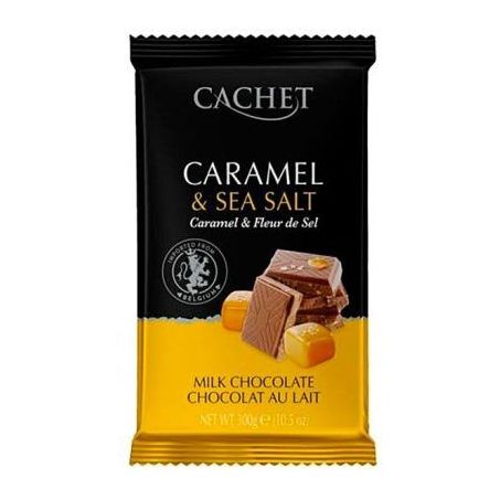 Chocolate Barra Cachet Caramelo E Sal Embalagem 300G