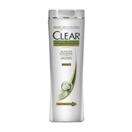Shampoo Anticaspa Clear Men Controle e Alívio da Coceira Erling Haaland Frasco 400ml