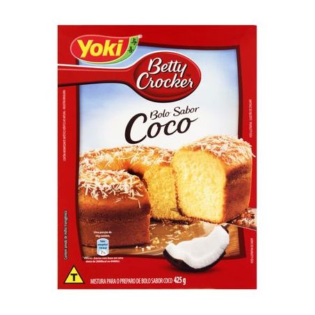 Mistura Para Bolo Yoki Betty Crocker Coco Caixa 425G