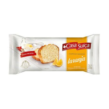 Bolo Casa Suiça Laranja Unidade 250G