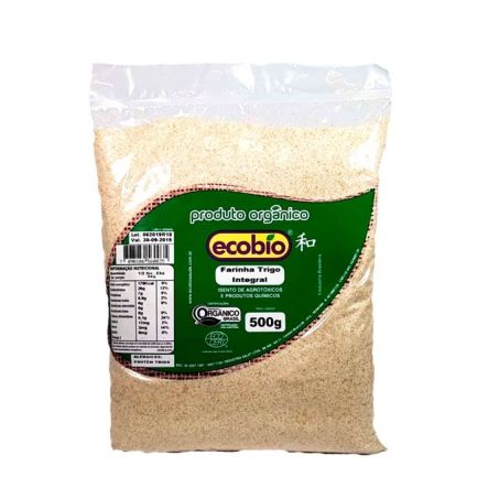 Farinha trigo ecobio 500gr integral