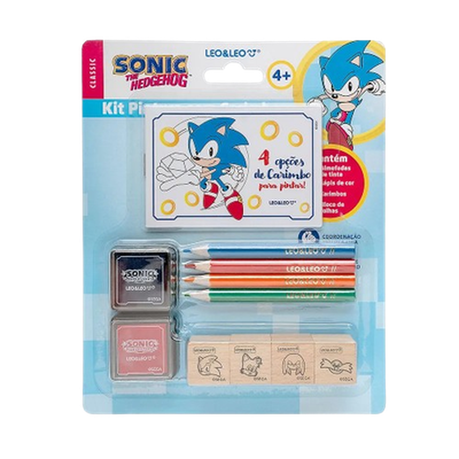KIT PINTURA C/CARIMBO SONIC LEO & LEO 10368       