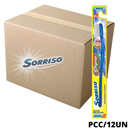 Escova dental pcc/12un sorriso original dura