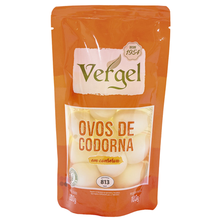 Ovo codorna conserva vergel 100g doypack