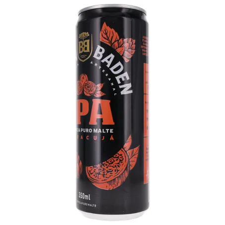 Cerveja IPA Baden Baden Puro Malte Maracujá Lata 350ml 360-5