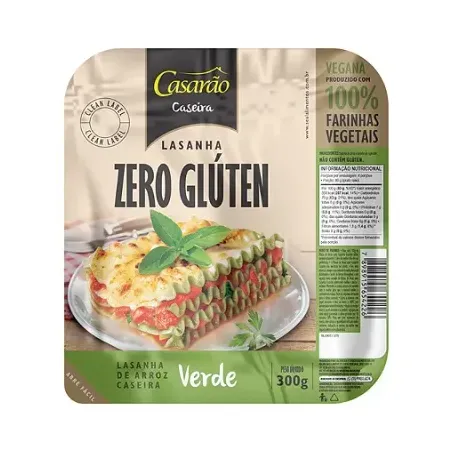 Massa Lasanha Verde Casarão 300g