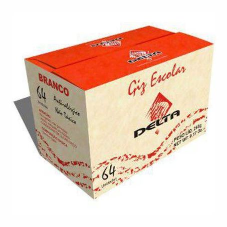 Giz branco delta c/64 260g un
