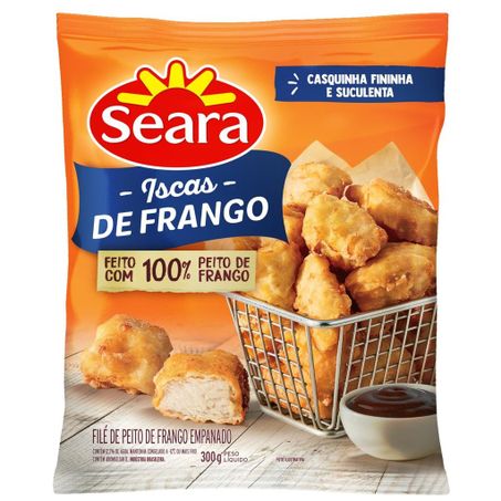 Iscas frango seara 300g empanada trad