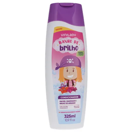 Condicionador vini lady kids banho de brilho 325ml 360-35