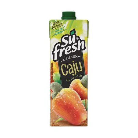 SUCO SUFRESH NECTAR CAJU TP 1L