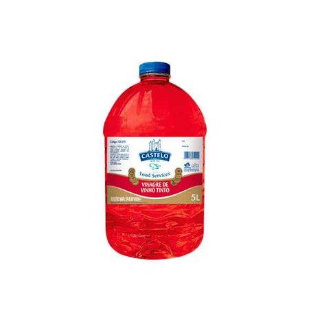 VINAGRE DE VINHO TINTO CASTELO FOOD SERVICES 5L