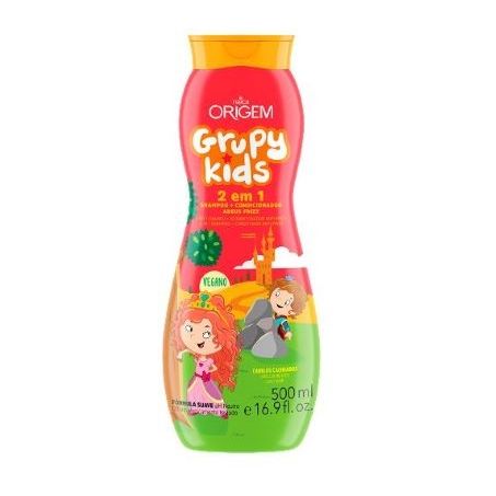 Shampoo Grupy Kids 2 Em 1 Adeus Frizz 500ml