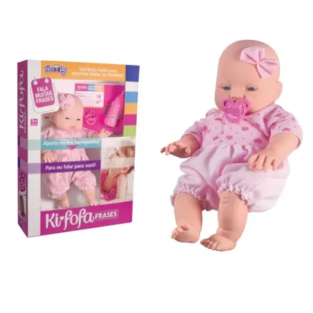 BONECA NOVA TOYS KI-FOFA FRASES