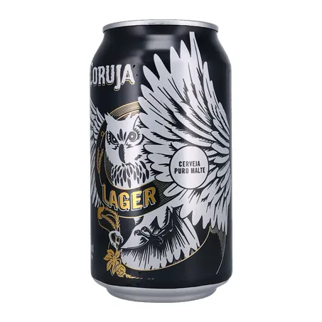 Cerveja Coruja Lager Lata 350Ml 360-5