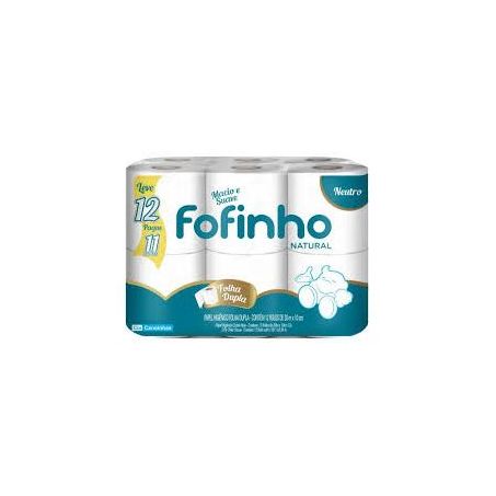 PAPEL HIG.FOFINHO NATURAL F.DUPLA NEUTRO 12 ROLOS