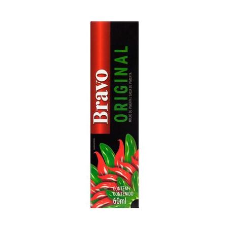MOLHO PIMENTA BRAVO 60ML ORIGINAL 