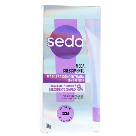 Máscara Concentrada De Tratamento Seda Mega Crescimento 90g 360-35