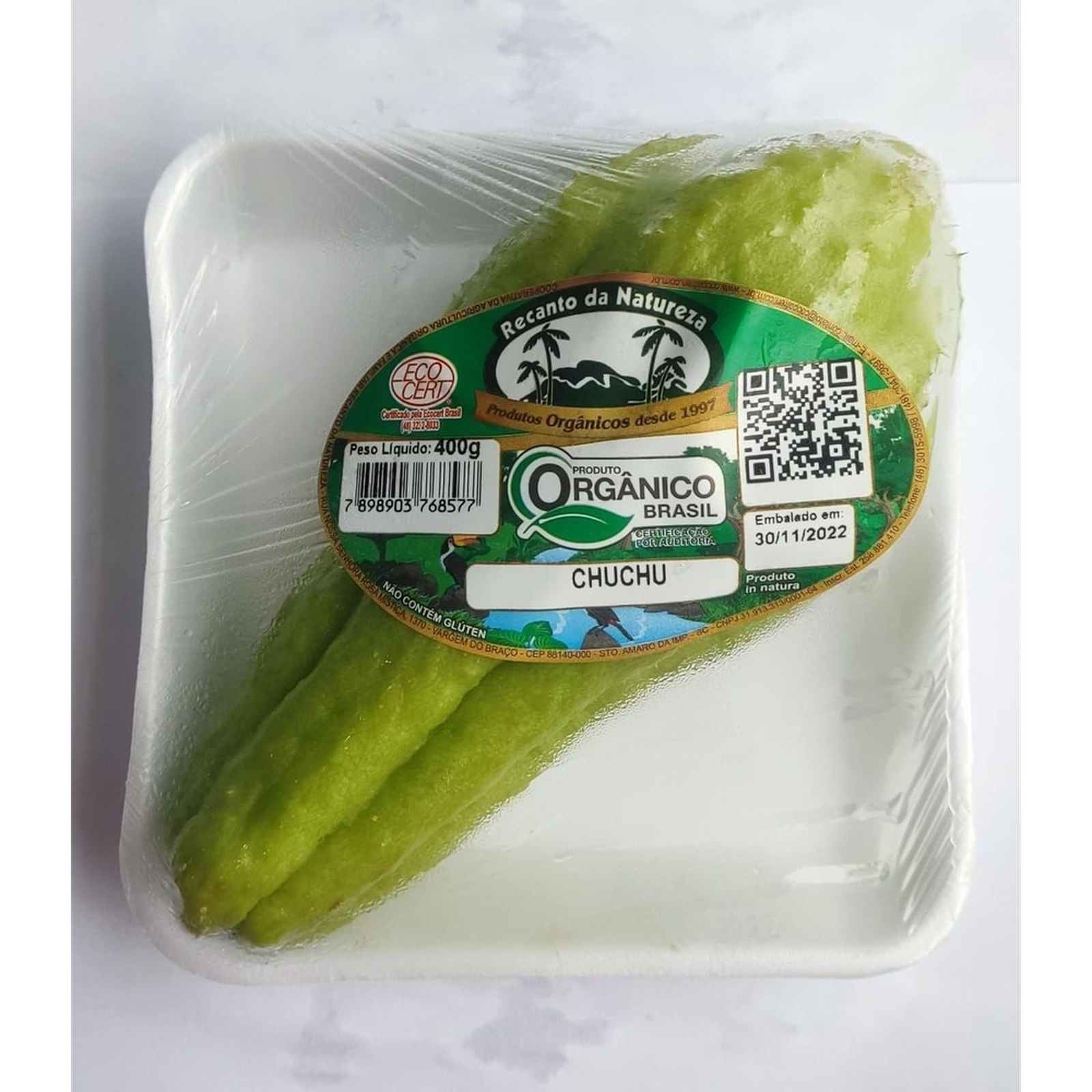 Chuchu Orgânico 400g | Koch Supermercado