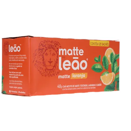 Chá Leão Matte Laranja C/25 Sachês 360-14