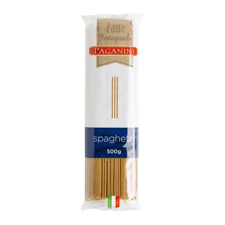 Massa paganini espaguete integral 500g
