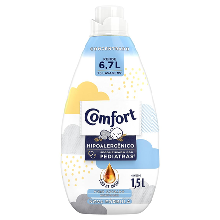 Amaciante Concentrado Comfort 1,5 Litro - Intense - Puro Cuidado