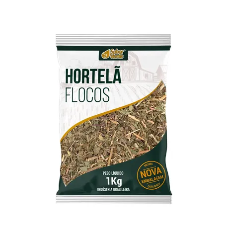 HORTELA FLOCOS (MENTHA PEPERITA) 1 KG
