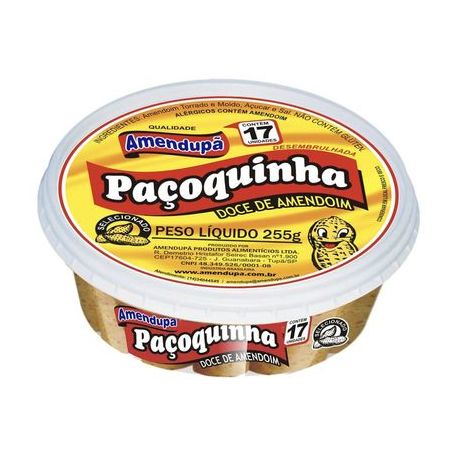 Paçoca Rolha Amendupã Paçoquinha 272G