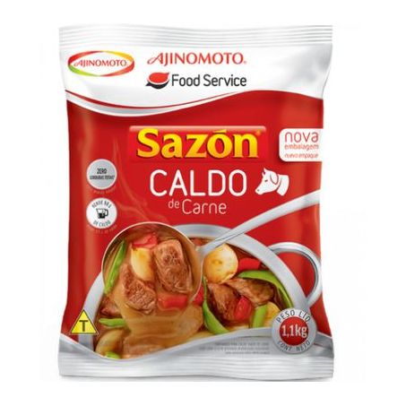 Tempero sazon sache 900g vermelho.