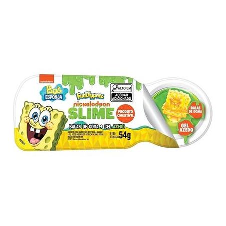 Bala Gelatina 54g Fundipperz Bob Esponja