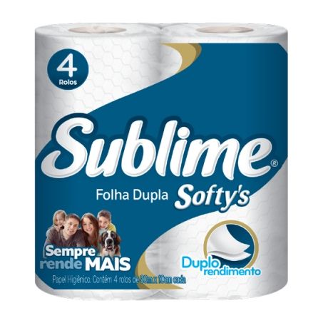 Papel higienico softys neutro c/4