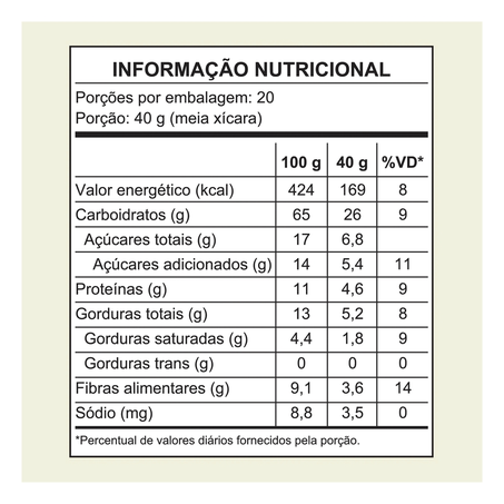 Granola Tradicional Mãe Terra Castanhas 800G 360-3