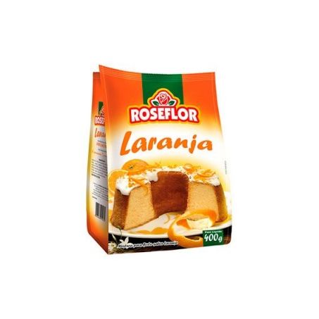 MISTURA BOLO ROSEFLOR LARANJA 350G