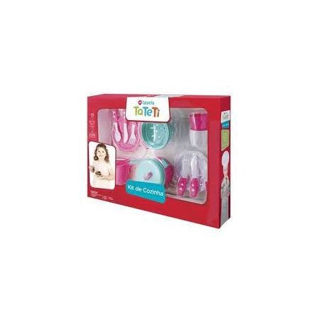 BRINQUEDO CALESITA KIT DE COZINHA COMPLETO COR ROSA