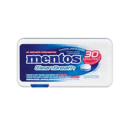 Mentos clear breath peppermint 30un