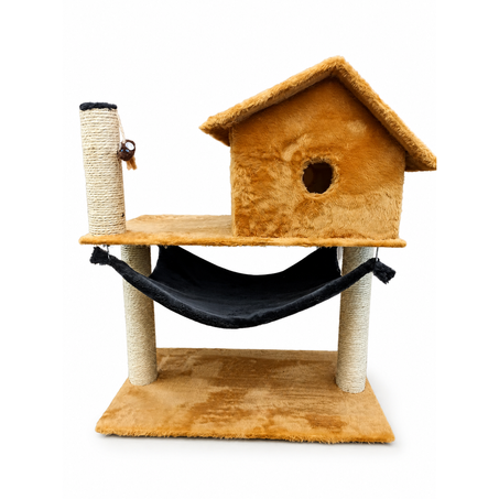 Casa gato bangalo rede poste caramelo e