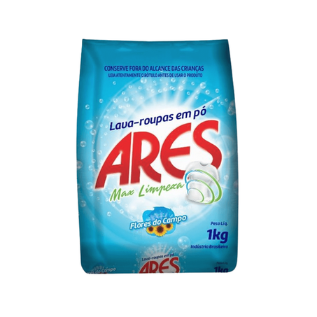 Lava Roupas Em Pó Ares Flores Do Campo Pct 1kg