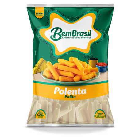 Polenta Congelada Bem Brasil 1.05kg Palito